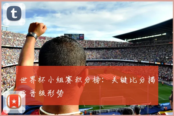世界杯小组赛积分榜:关键比分揭示晋级形势