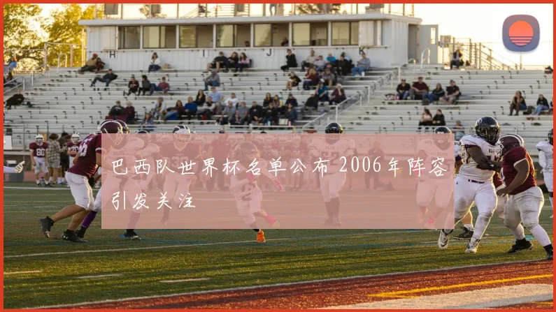 巴西队世界杯名单公布 2006年阵容引发关注