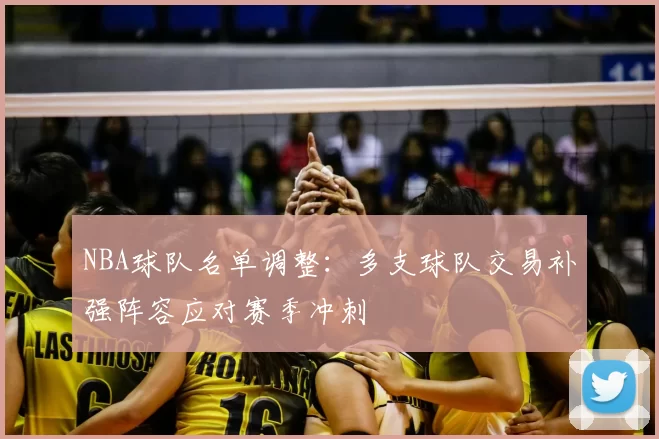 NBA球队名单调整：多支球队交易补强阵容应对赛季冲刺