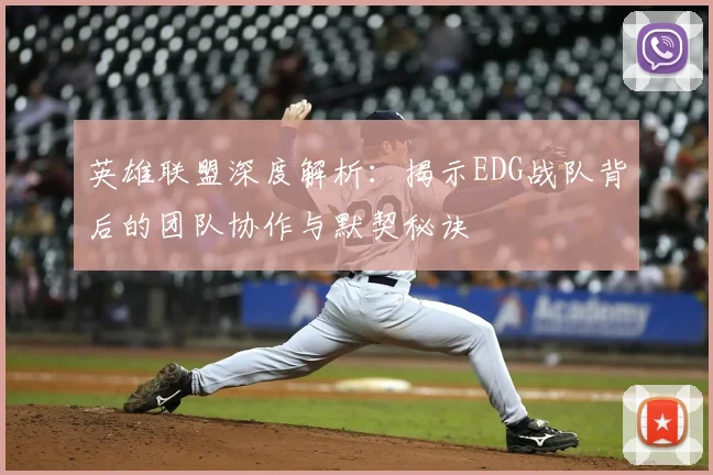 英雄联盟深度解析:揭示EDG战队背后的团队协作与默契秘诀