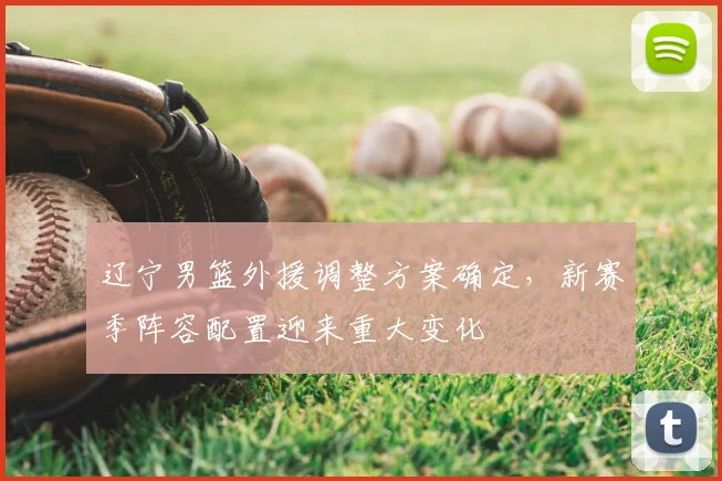 辽宁男篮外援调整方案确定，新赛季阵容配置迎来重大变化